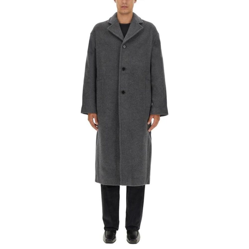 SEFR S
uevo Men's Classic Single-Breasted Wool Blend Overcoat Men BROWN